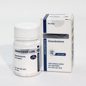 Oxandrolone - 100tabs/10mg/tab - Somatrop-Lab